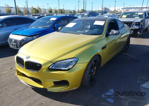 2016 BMW M6 z USA, uszkodzony, nr VIN WBS6J9C56GD934663